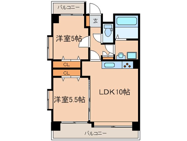 Ｊ－スクエアの物件間取画像